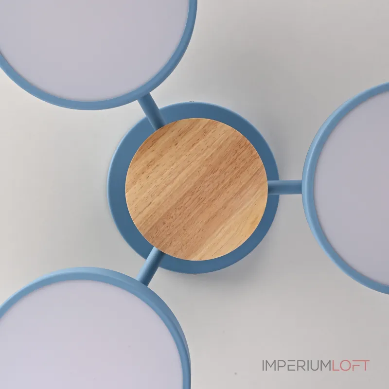 Потолочная люстра MOVE 3 Blue от ImperiumLoft Потолочная люстра MOVE 3 Blue от ImperiumLoft