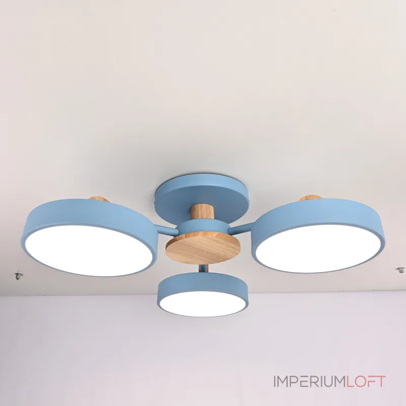 Потолочная люстра MOVE 3 Blue от ImperiumLoft Потолочная люстра MOVE 3 Blue от ImperiumLoft