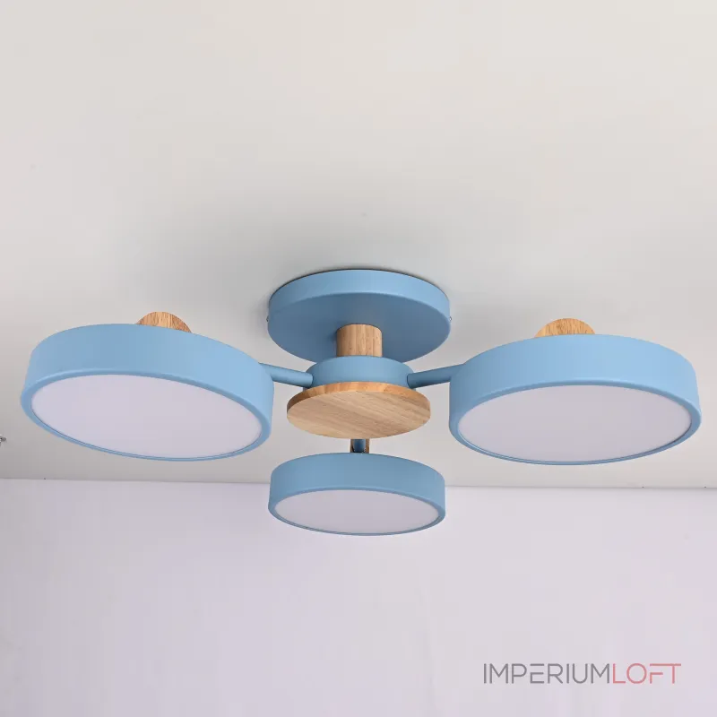 Потолочная люстра MOVE 3 Blue от ImperiumLoft Потолочная люстра MOVE 3 Blue от ImperiumLoft