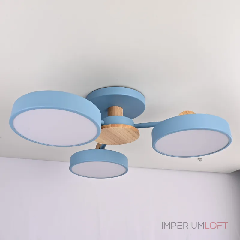 Потолочная люстра MOVE 3 Blue от ImperiumLoft Потолочная люстра MOVE 3 Blue от ImperiumLoft