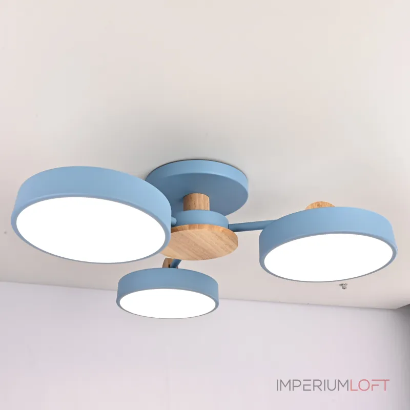 Потолочная люстра MOVE 3 Blue от ImperiumLoft Потолочная люстра MOVE 3 Blue от ImperiumLoft