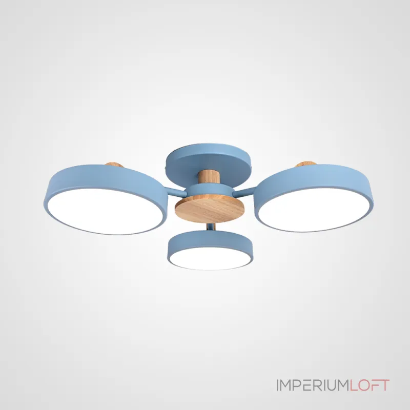 Потолочная люстра MOVE 3 Blue от ImperiumLoft Потолочная люстра MOVE 3 Blue от ImperiumLoft