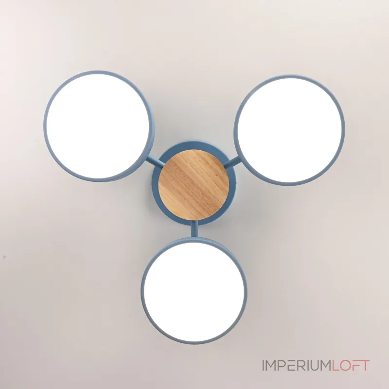 Потолочная люстра MOVE 3 Blue от ImperiumLoft Потолочная люстра MOVE 3 Blue от ImperiumLoft