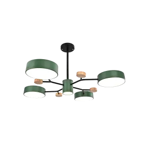 Люстра на штанге MEADE 5 lamps Green Люстра на штанге MEADE 5 lamps Green