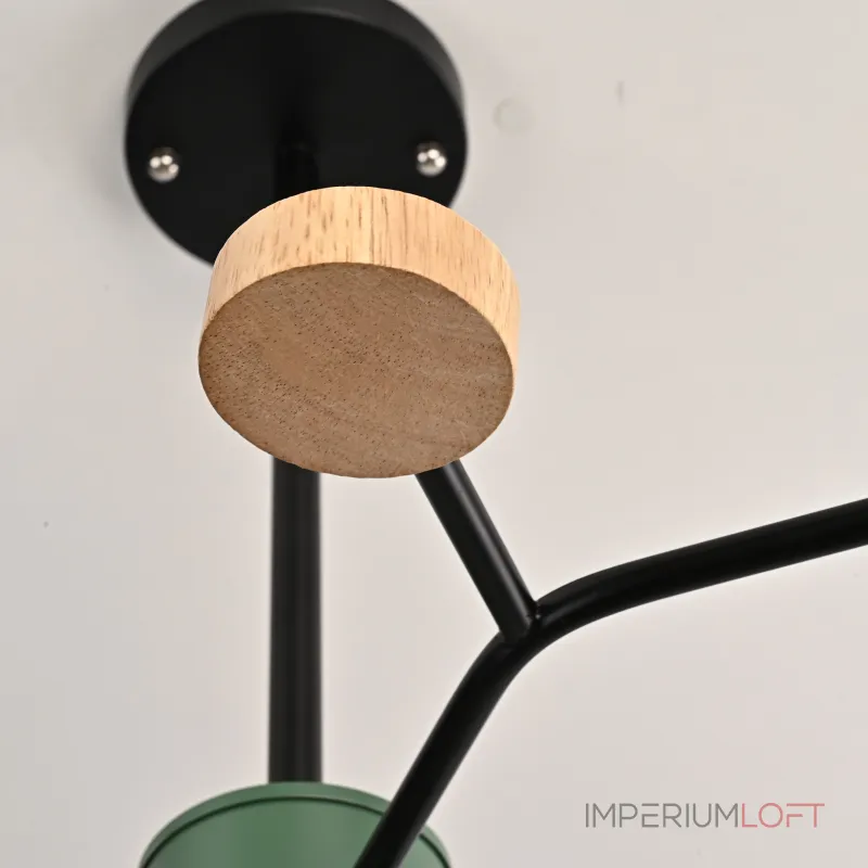 Люстра на штанге MEADE 5 lamps Green Люстра на штанге MEADE 5 lamps Green