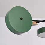 Люстра на штанге MEADE 5 lamps Green