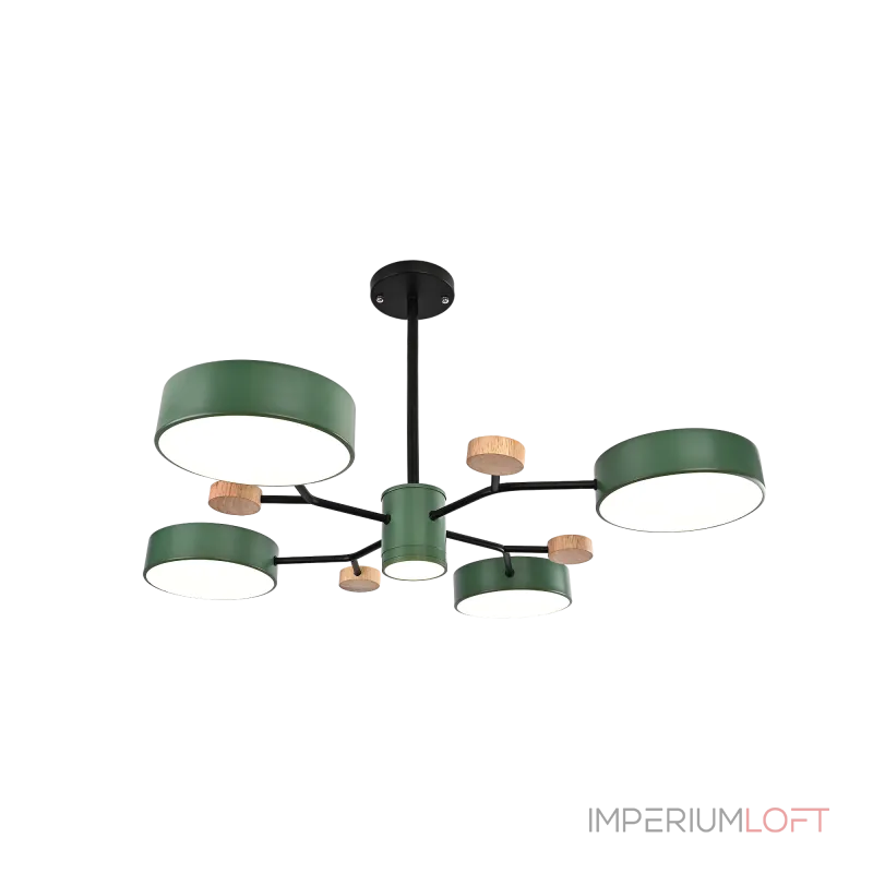 Люстра на штанге MEADE 5 lamps Green Люстра на штанге MEADE 5 lamps Green