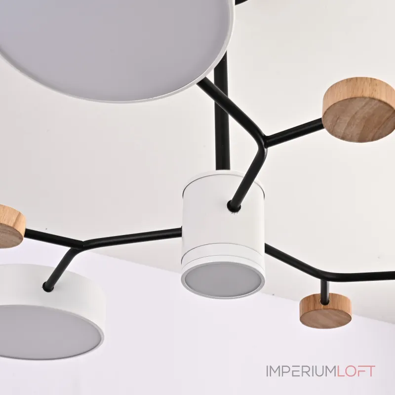 Люстра на штанге MEADE 4 lamps White