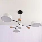Люстра на штанге MEADE 4 lamps White