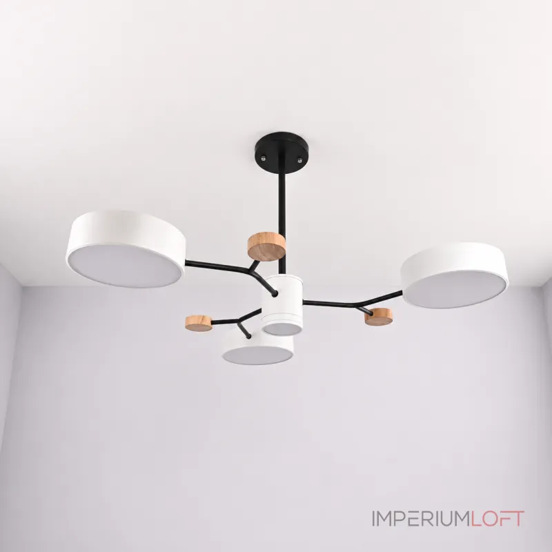 Люстра на штанге MEADE 4 lamps White