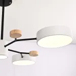 Люстра на штанге MEADE 5 lamps White