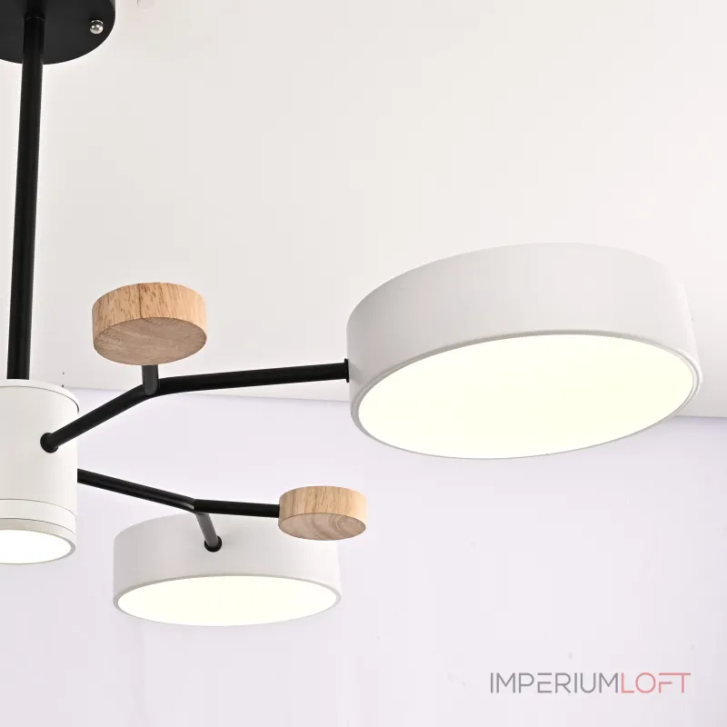 Люстра на штанге MEADE 5 lamps White