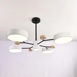 Люстра на штанге MEADE 5 lamps White
