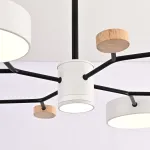 Люстра на штанге MEADE 5 lamps White