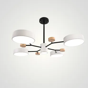 Люстра на штанге MEADE 5 lamps White