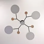 Люстра на штанге MEADE 5 lamps White