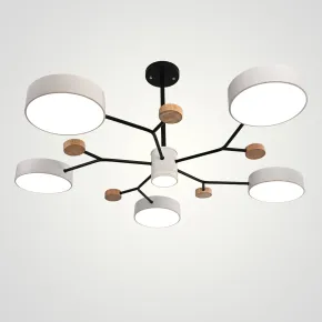 Люстра на штанге MEADE 6 lamps White