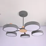 Потолочная люстра MOVE 5 Gray