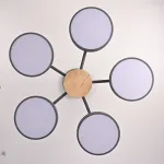 Потолочная люстра MOVE 5 Gray