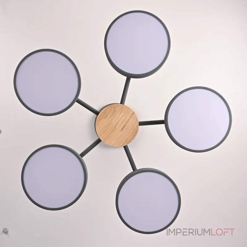 Потолочная люстра MOVE 5 Gray