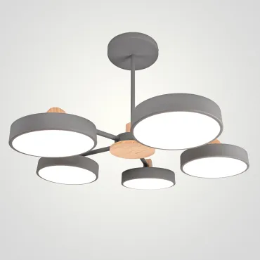 Потолочная люстра MOVE 5 Gray