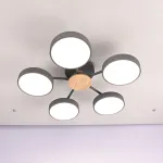 Потолочная люстра MOVE 5 Gray