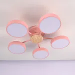 Потолочная люстра MOVE 5 Pink