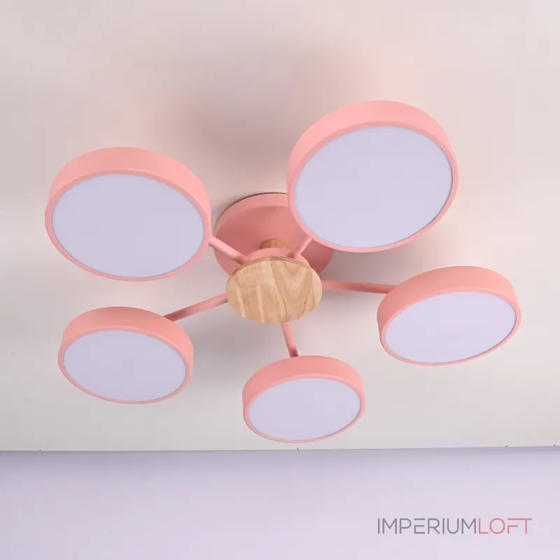 Потолочная люстра MOVE 5 Pink