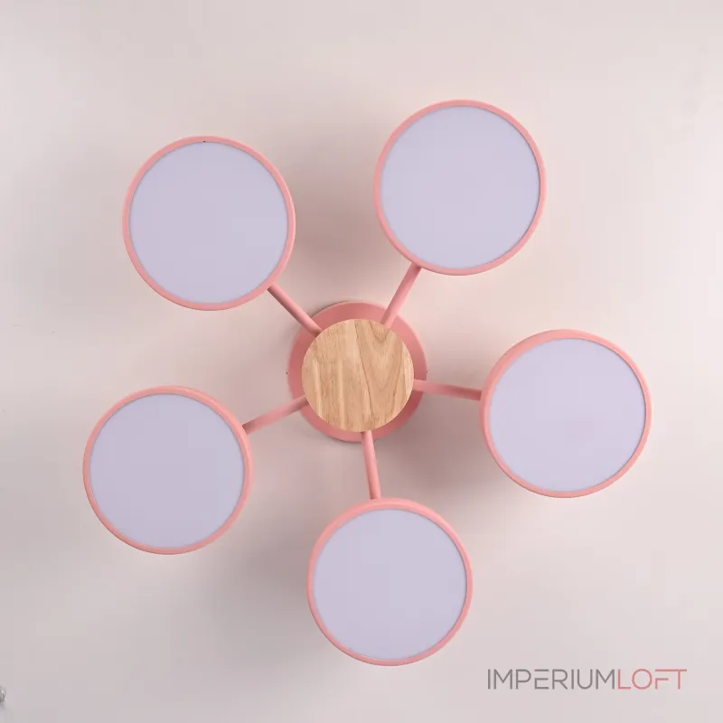 Потолочная люстра MOVE 5 Pink
