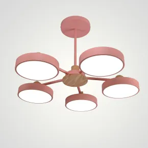 Потолочная люстра MOVE 5 Pink