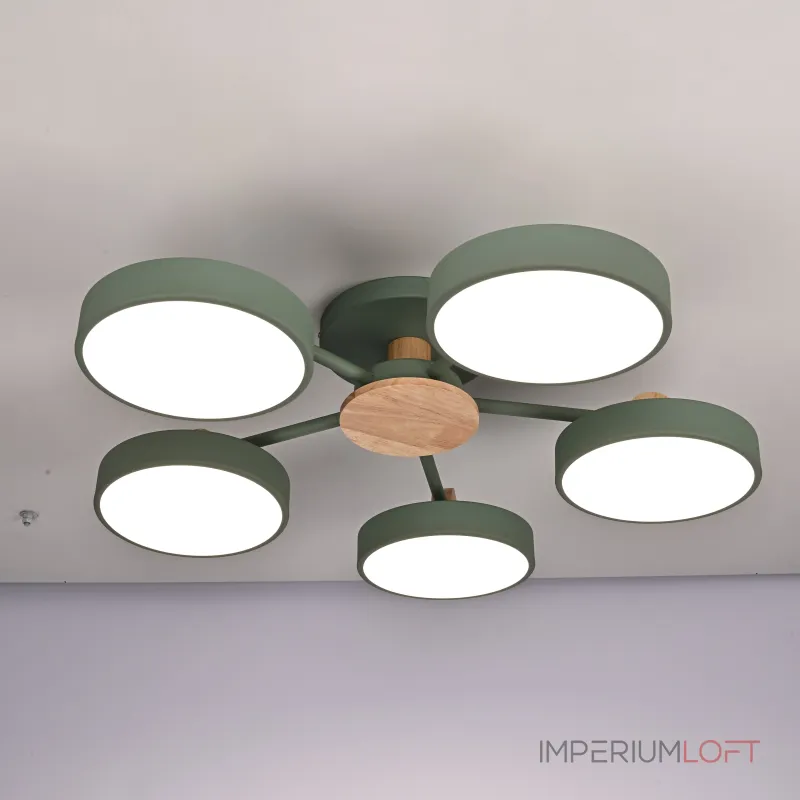 Потолочная люстра MOVE 5 Green