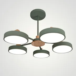 Потолочная люстра MOVE 5 Green