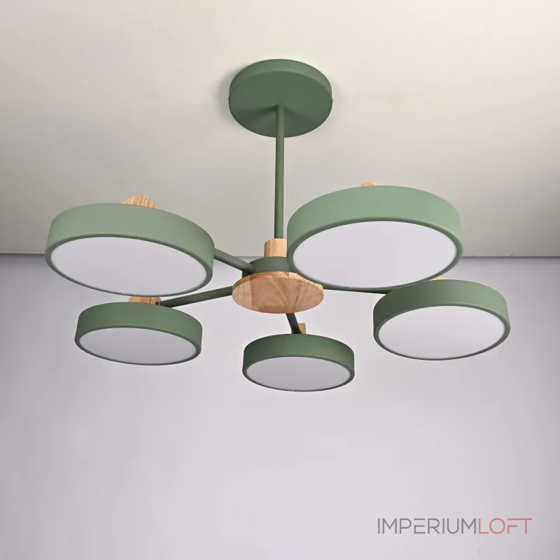 Потолочная люстра MOVE 5 Green