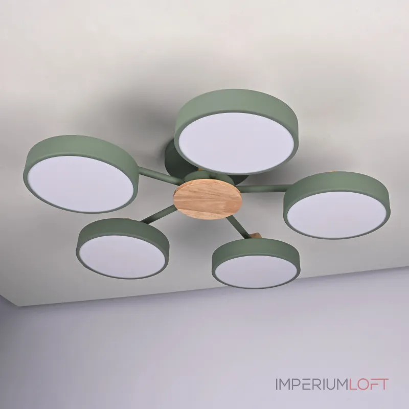 Потолочная люстра MOVE 5 Green