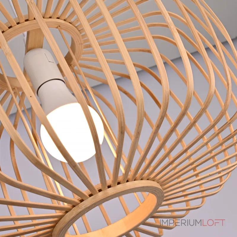 Подвесной светодиодный светильник Elvio Натуральное деверо D40 от ImperiumLoft