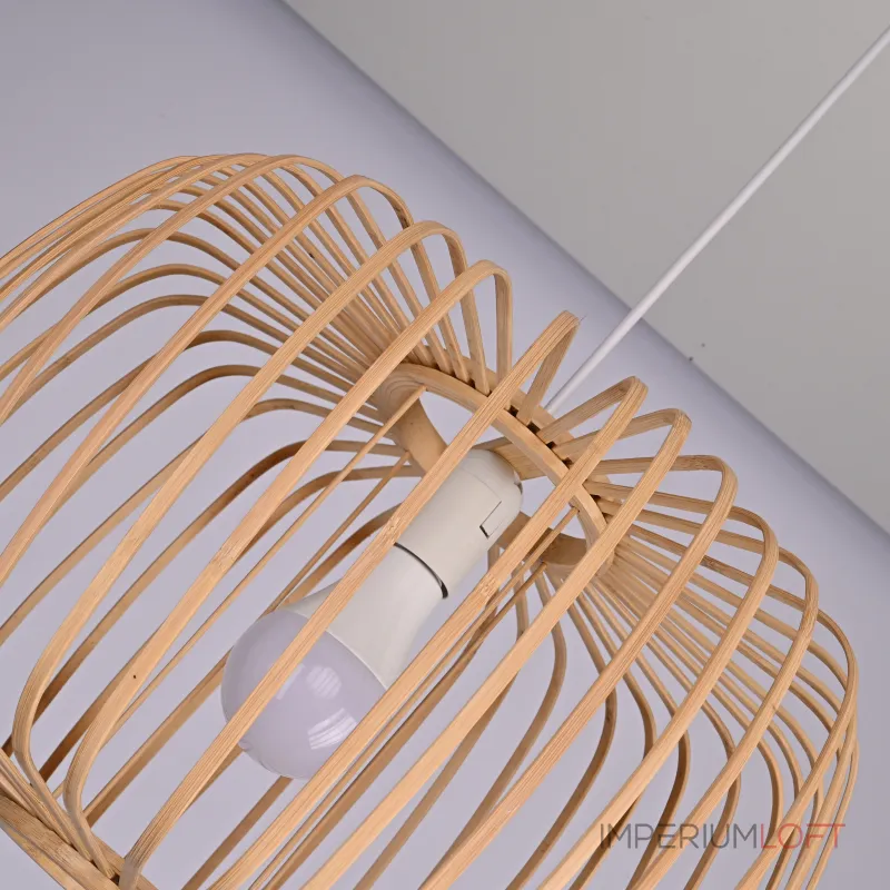 Подвесной светодиодный светильник Elvio Натуральное деверо D40 от ImperiumLoft