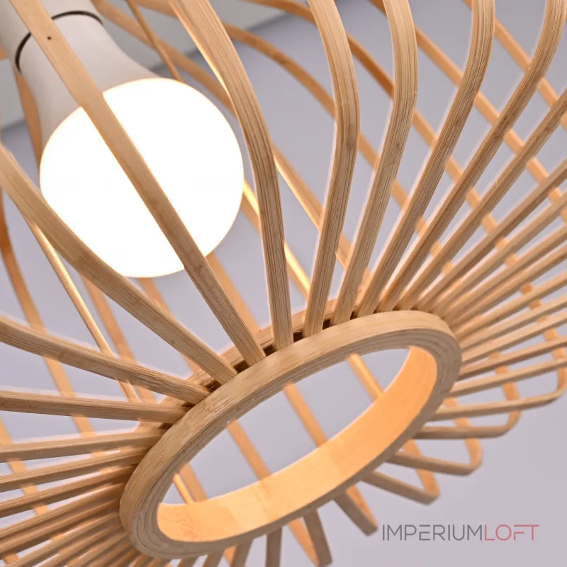 Подвесной светодиодный светильник Elvio Натуральное деверо D40 от ImperiumLoft