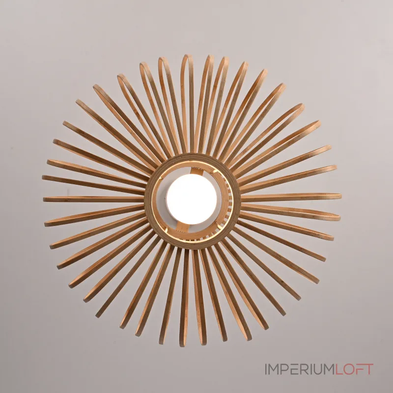 Подвесной светодиодный светильник Elvio Натуральное деверо D40 от ImperiumLoft