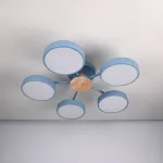 Потолочная люстра MOVE 5 Blue