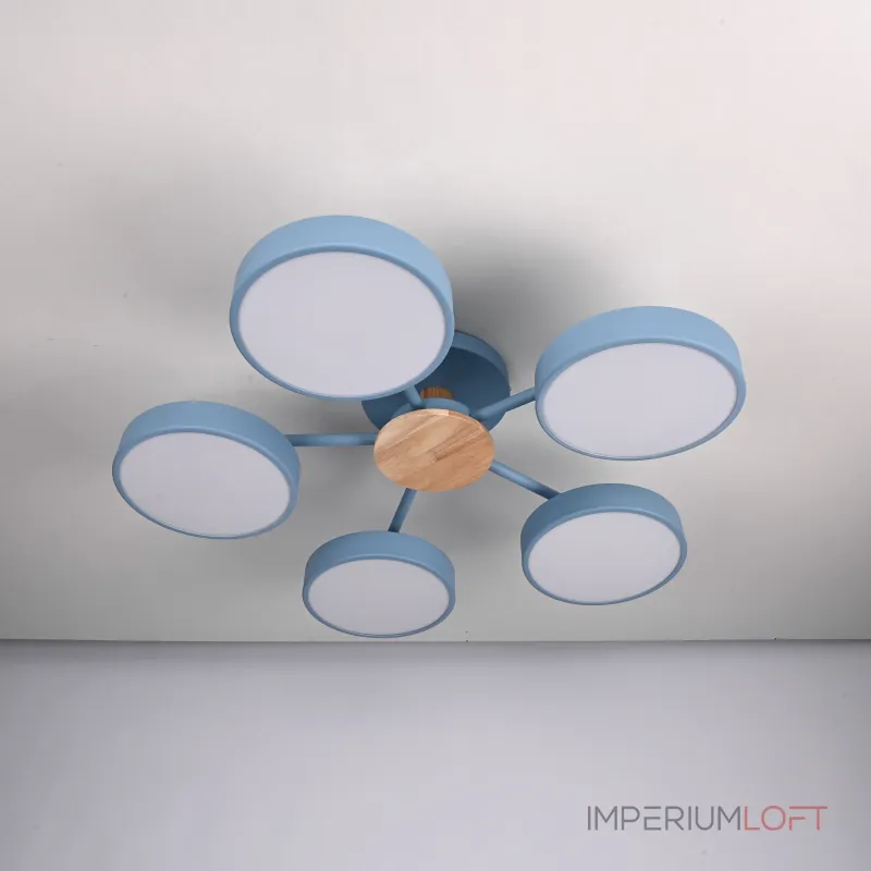 Потолочная люстра MOVE 5 Blue