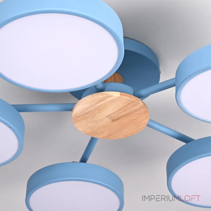 Потолочная люстра MOVE 5 Blue