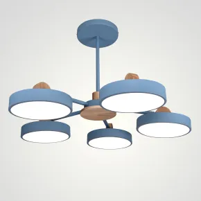Потолочная люстра MOVE 5 Blue