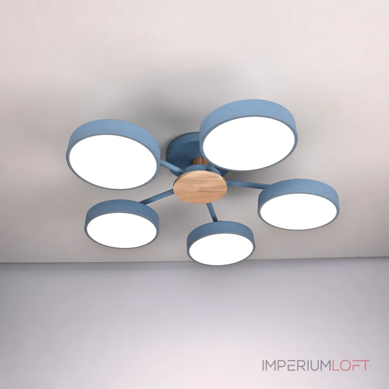 Потолочная люстра MOVE 5 Blue