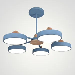 Потолочная люстра MOVE 5 Blue
