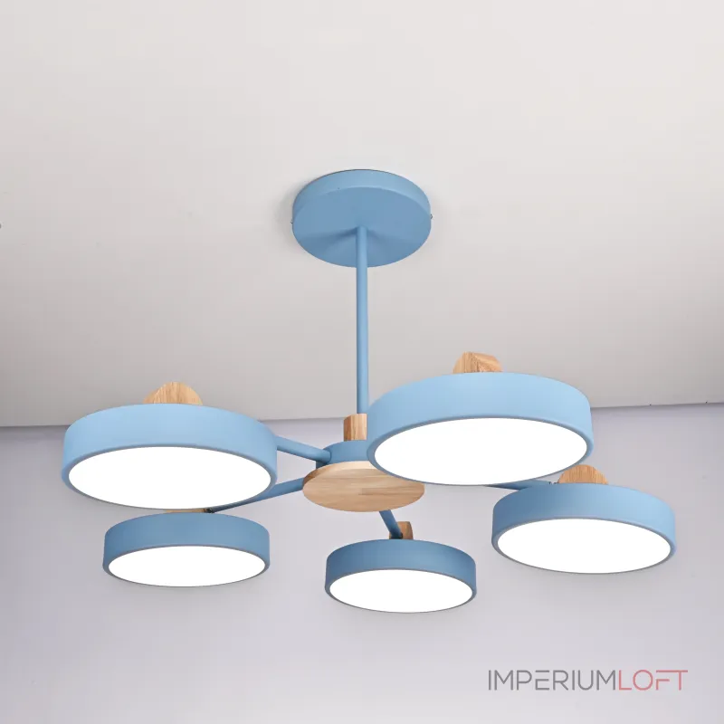 Потолочная люстра MOVE 5 Blue