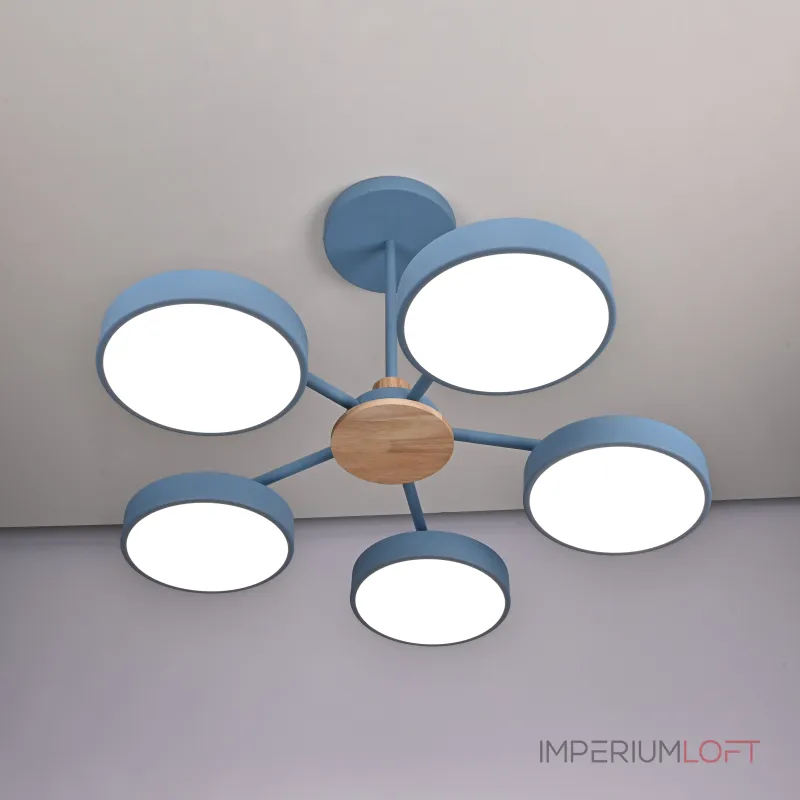 Потолочная люстра MOVE 5 Blue