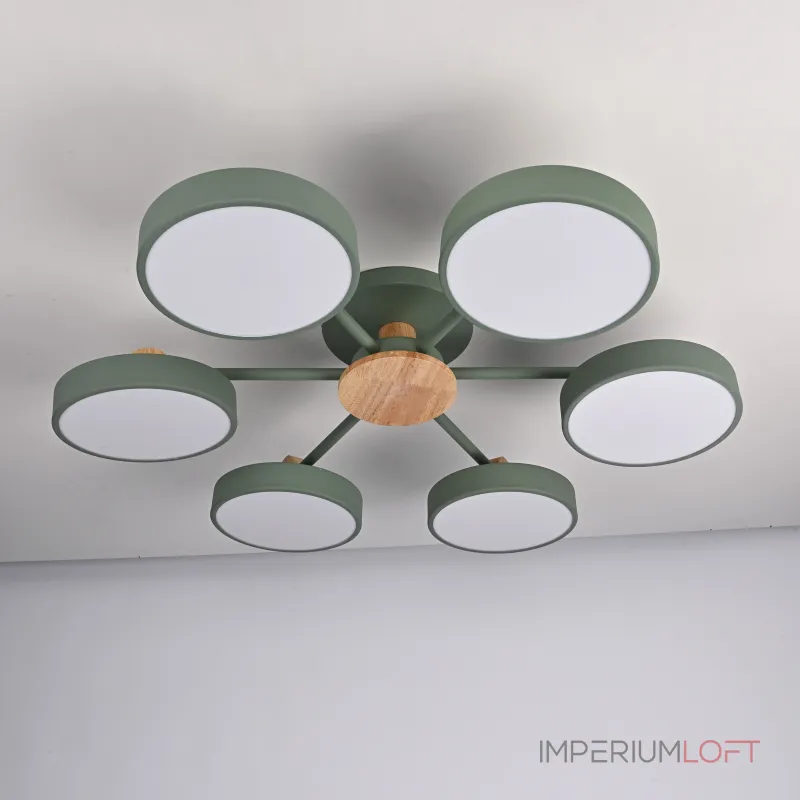 Потолочная люстра MOVE 6 Green
