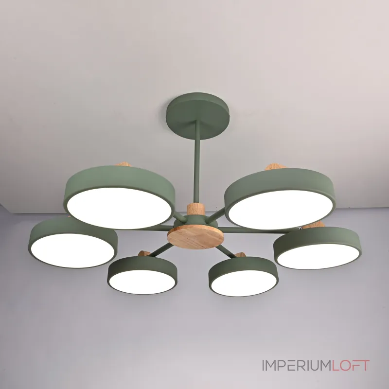 Потолочная люстра MOVE 6 Green