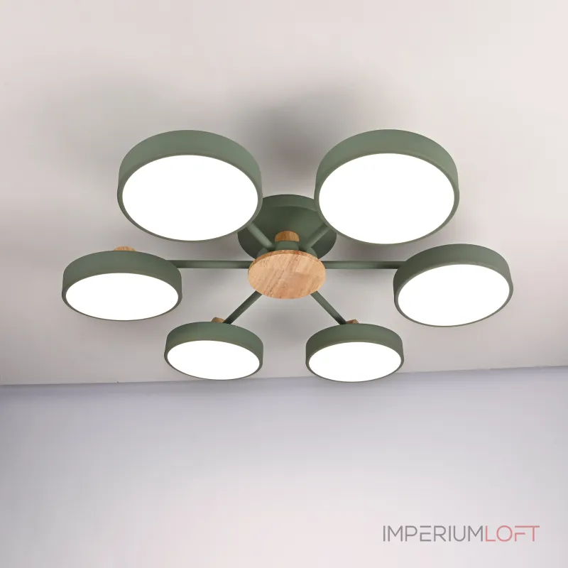 Потолочная люстра MOVE 6 Green