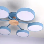 Потолочная люстра MOVE 6 Blue
